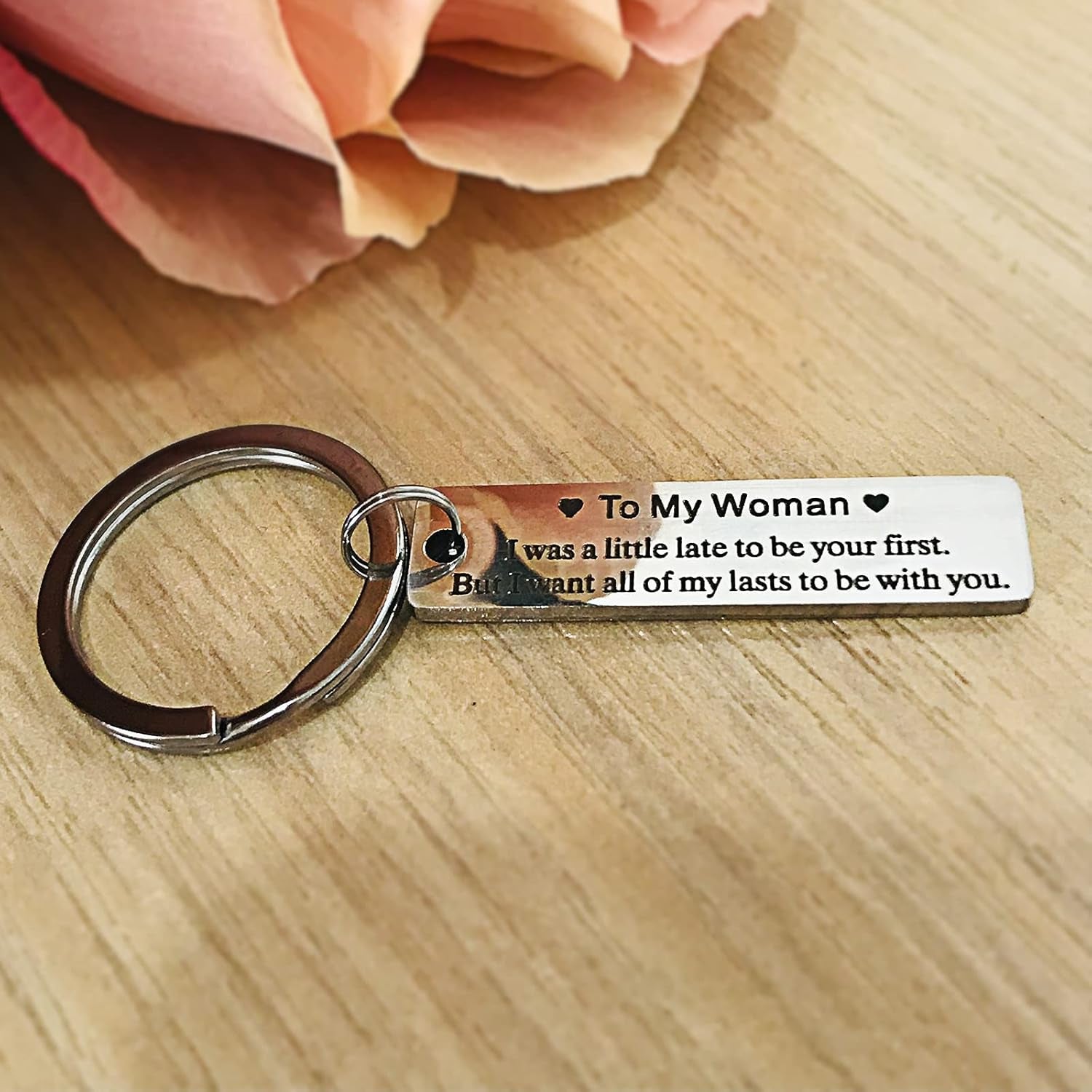 Valentines Day Gifts for Her to My Woman Keychain for Her Anniversary Couple Gifts for Wife Girlfriend Gifts from Husband Boyfriend Birthday Gifts for Women Bride Fiancee Jewelry Key Ring