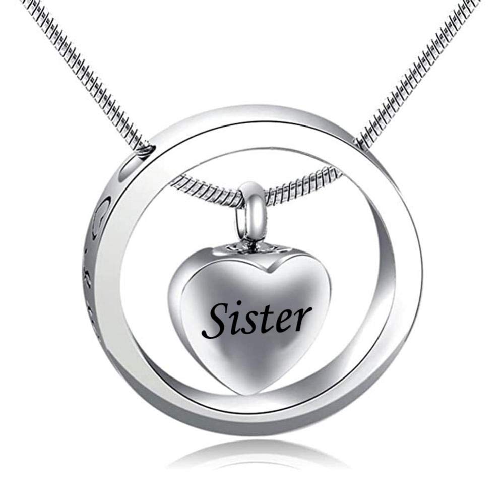 Urn Necklaces for Ashes No Longer by My Side Forever in My Heart Mom Dad Cremation Urn Locket Jewelry