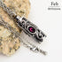 Crystal Cremation Urn Necklace for Ashes Keepsake Cremation Jewelry for Human Ashes Stainless Steel Memorial Pendant with Flower for Women