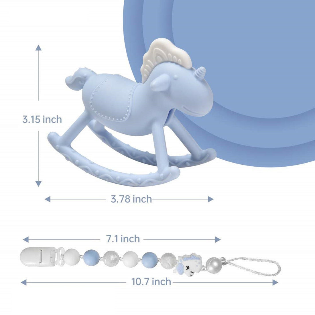 Dummy clip, Dummy chain, Dummy holder, Pacifier clip, Silicone Dummy Clip, Neutral pacifier holder, Baby Shower Gift, BIBS, Baby Gift