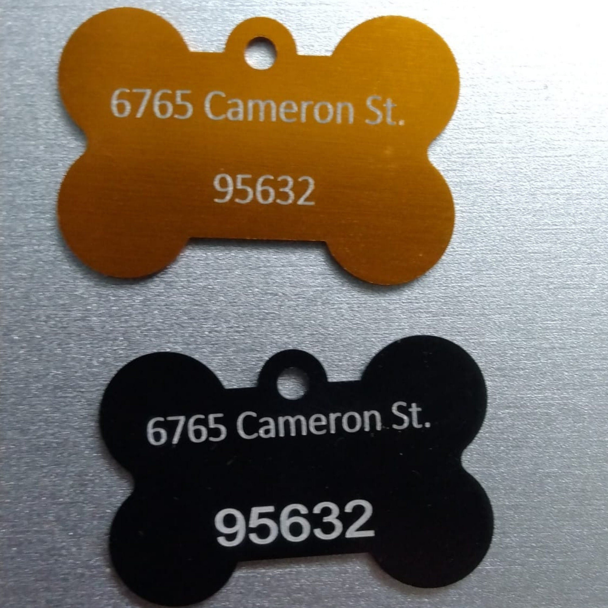 Engraved Custom Dog ID Tags, Cute Personalized Bone Dogs/Cat/Pet Name