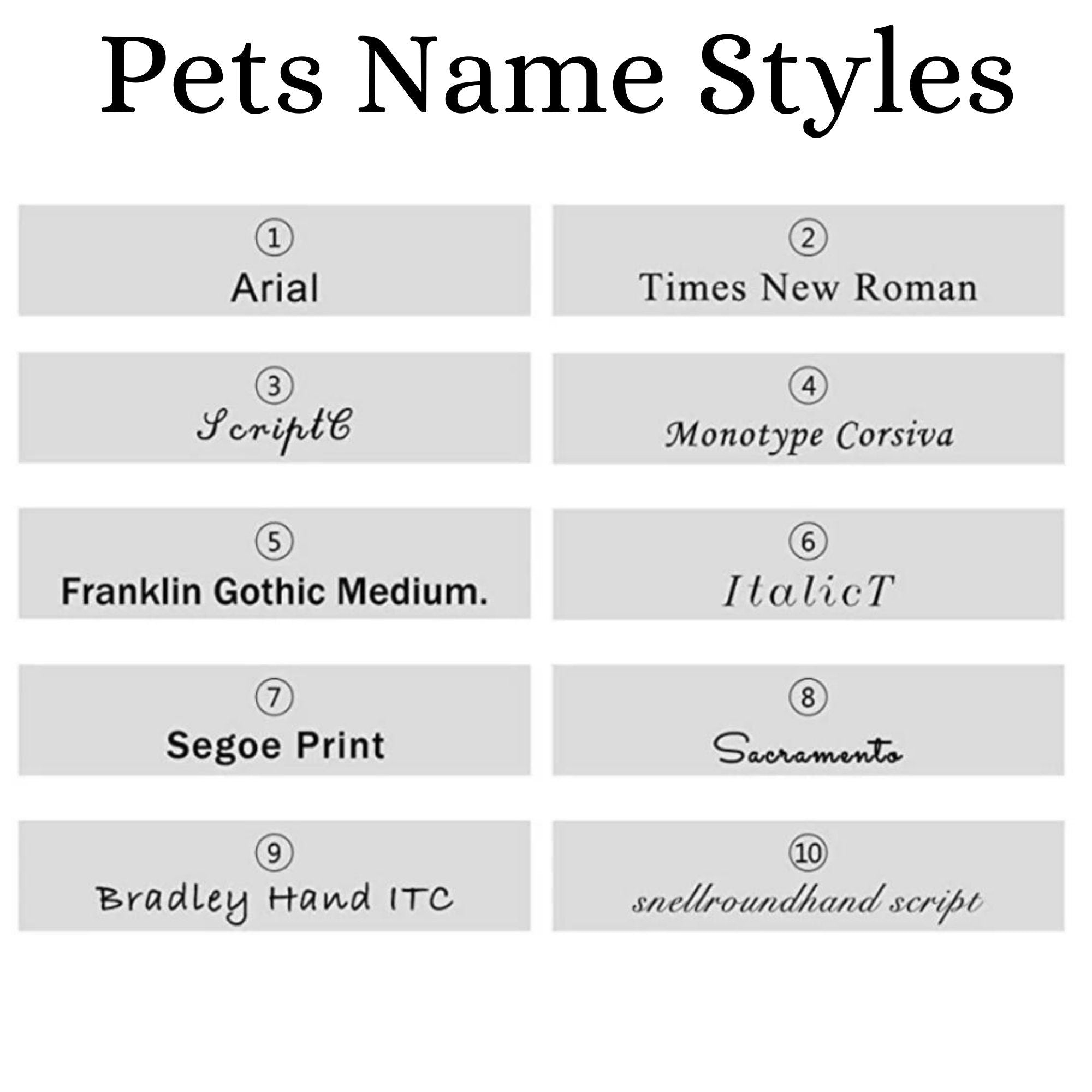 Engraved Custom Dog ID Tags, Cute Personalized Bone Dogs/Cat/Pet Name