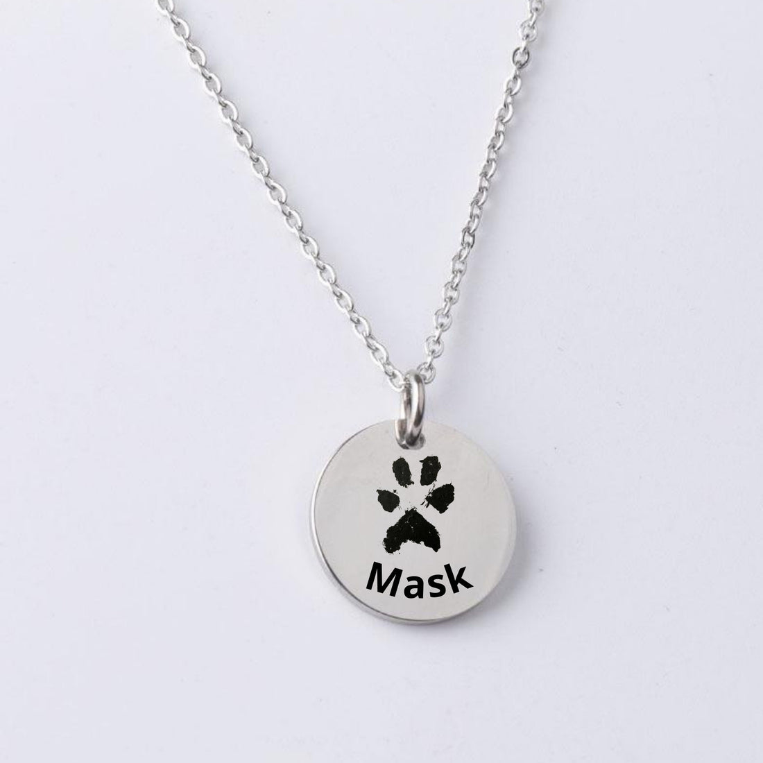 🐾 Custom Paw Print Necklace – Personalized Gift for Pet Lovers