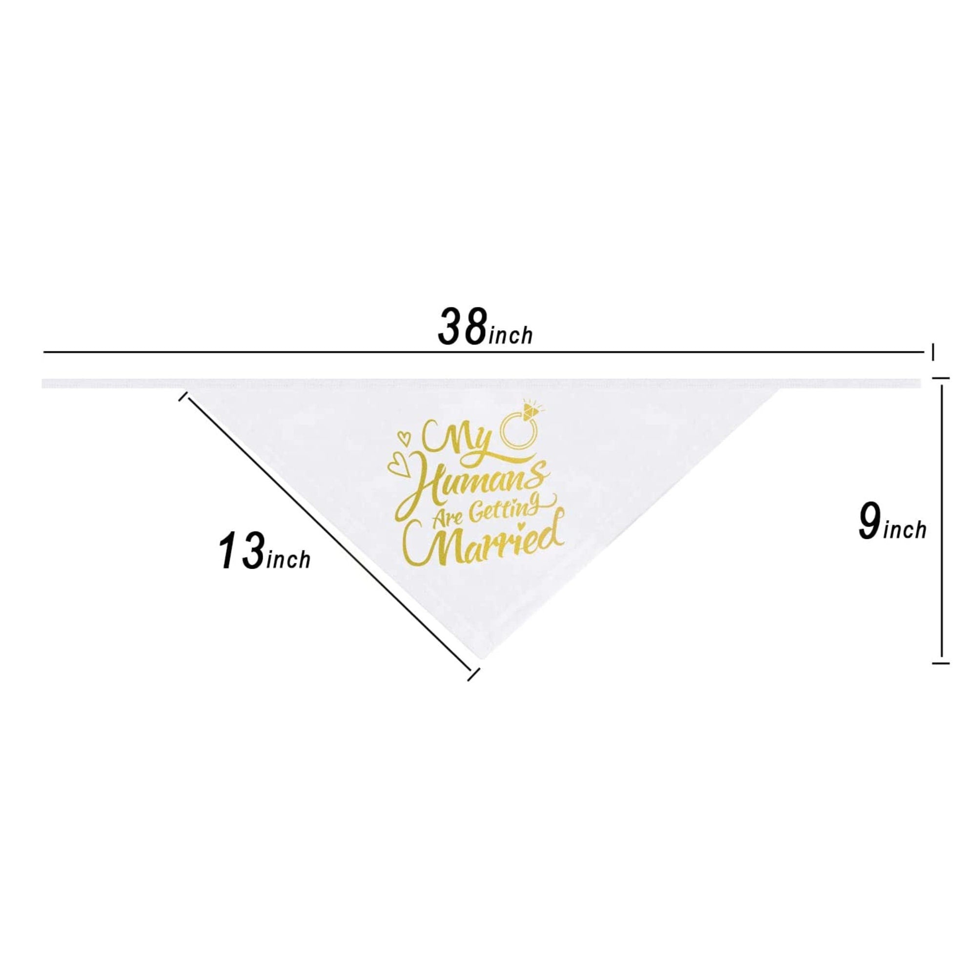 My Humans Are Getting Married – Pet Wedding Announcement Bandana