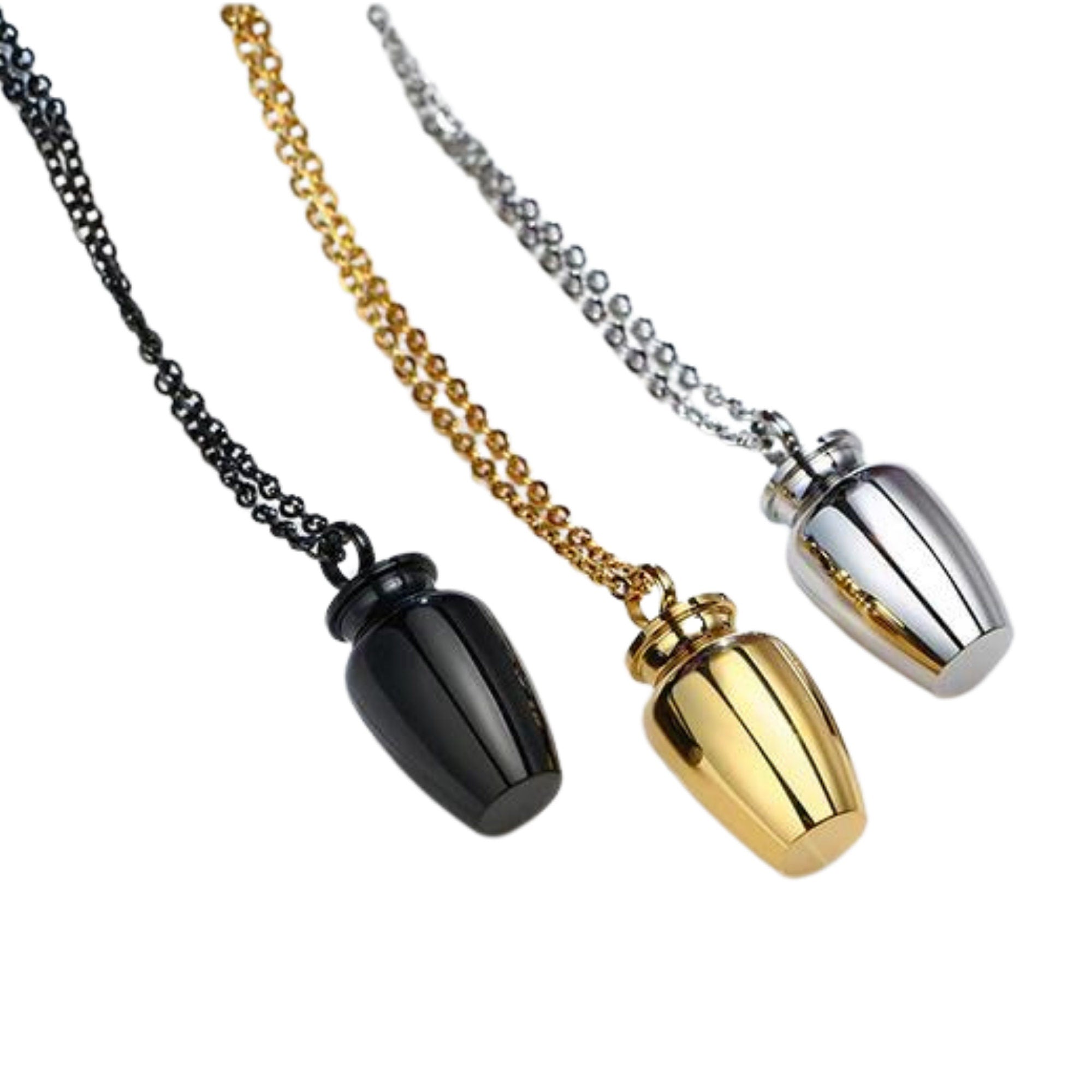 Small Urn Necklace for Ashes – Custom Cremation Jewelry for Pet or Loved One