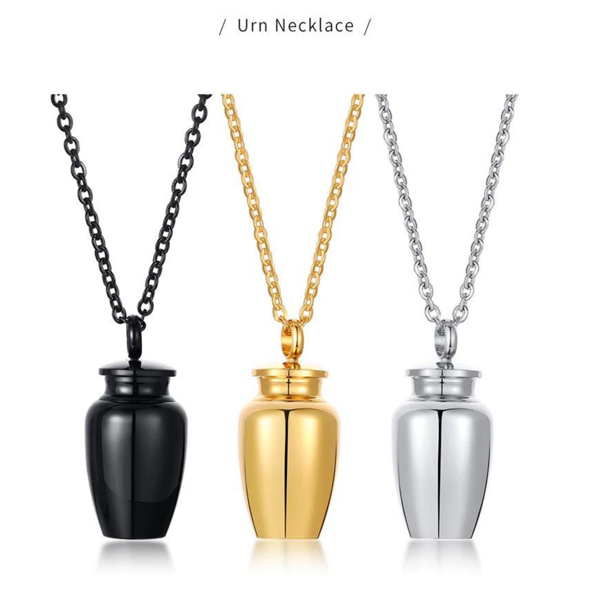 Small Urn Necklace for Ashes – Custom Cremation Jewelry for Pet or Loved One
