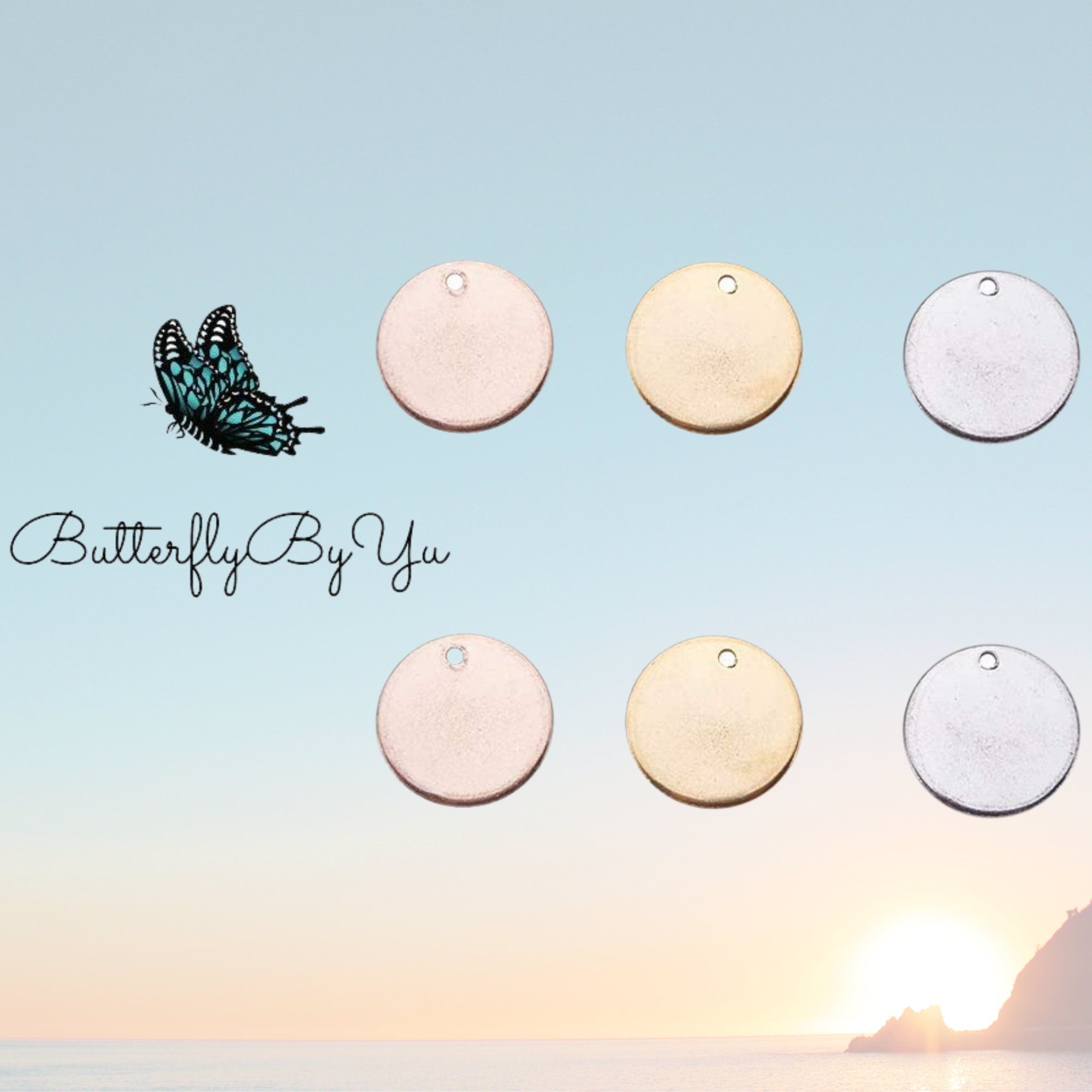 Pet ID Personalized Dog and Cat Tags for dog collar Stainless Steel Custom Engraved Front and Backside Engraving Round