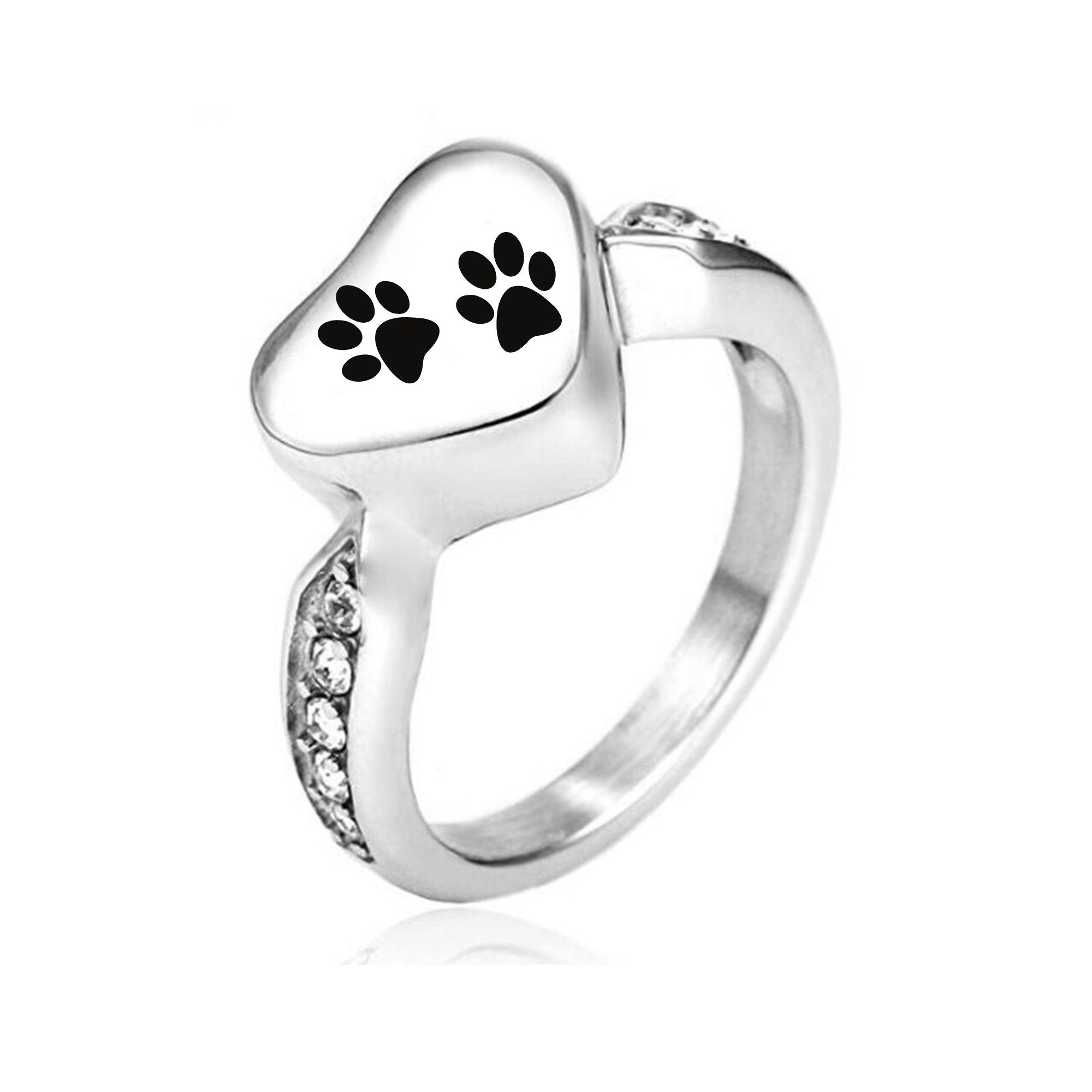 Custom Engraved Cremation Urn Ring Ashes Jewelry Rings Keepsake Personalized Pet Memorial Human Urns Women Adults Memorial Locket Ring