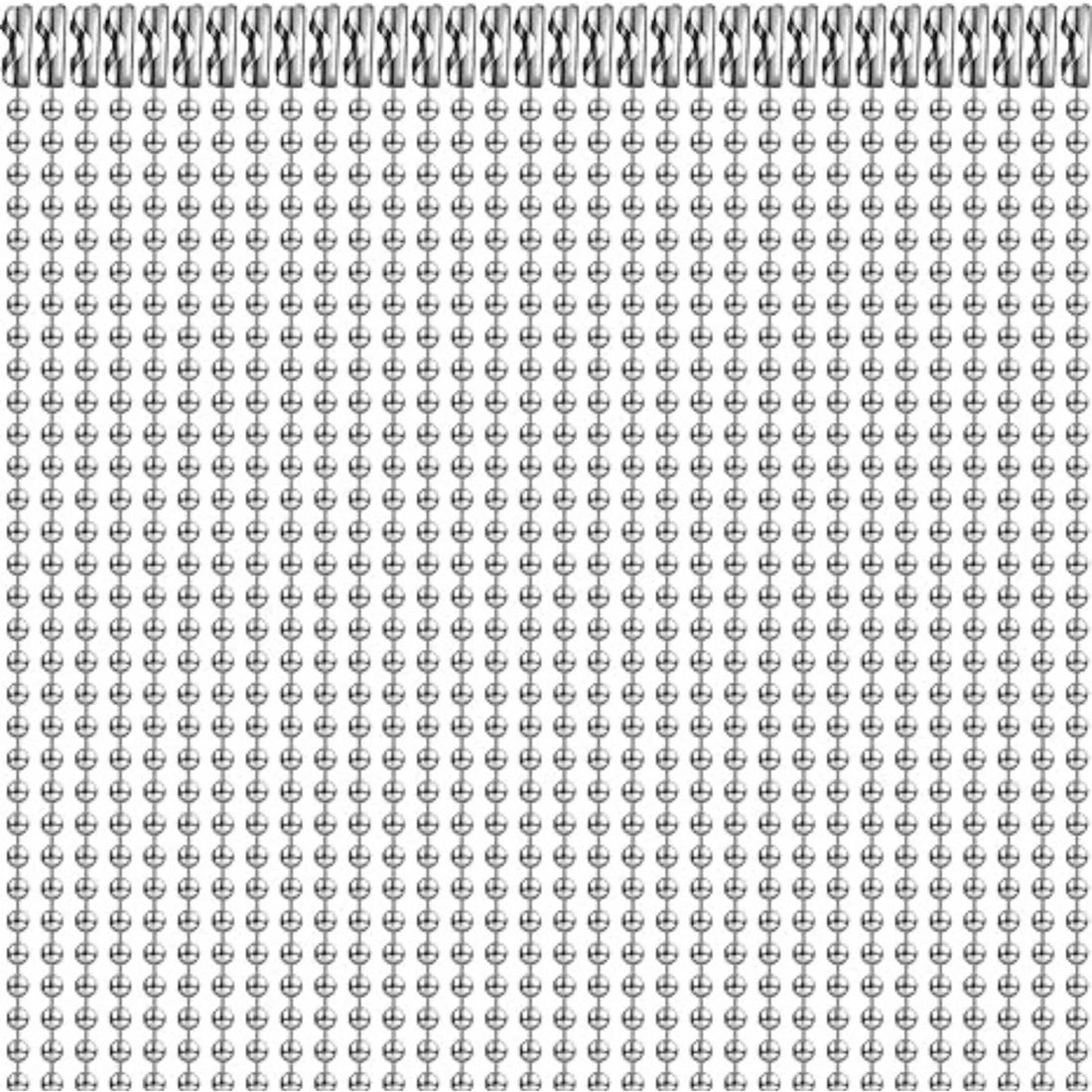 Ball Chain Necklace, Necklace for Military Dog Tags, Handmade Jewelry Finding Chains