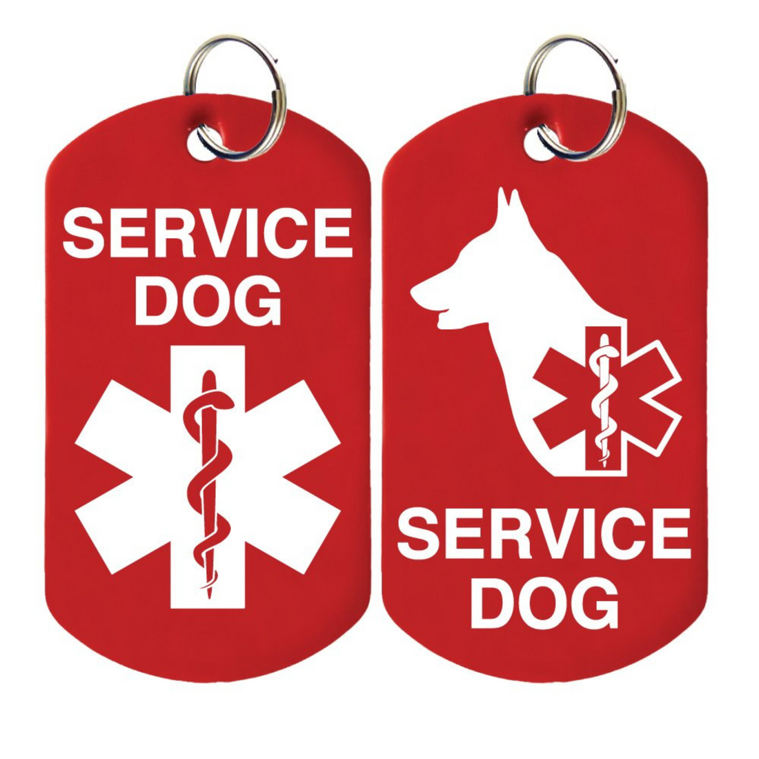 Service Dog ID Tag – Personalized Emergency Alert Necklace
