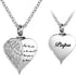 Angel Wing Heart Cremation Urn Necklace for Human Ashes Keepsake Memroial Jewelry God Has You in His Arms I Have You in My Heart