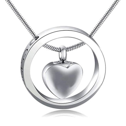 Urn Necklaces for Ashes No Longer by My Side Forever in My Heart Mom Dad Cremation Urn Locket Jewelry