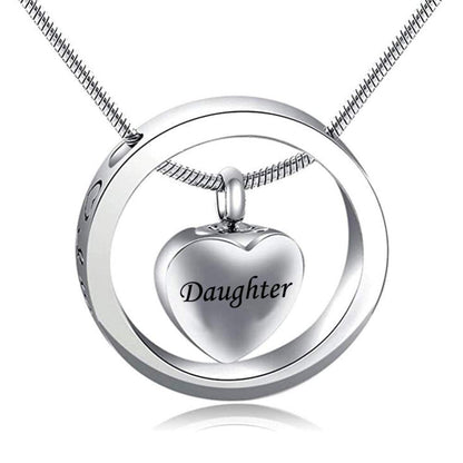 Urn Necklaces for Ashes No Longer by My Side Forever in My Heart Mom Dad Cremation Urn Locket Jewelry