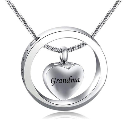 Urn Necklaces for Ashes No Longer by My Side Forever in My Heart Mom Dad Cremation Urn Locket Jewelry