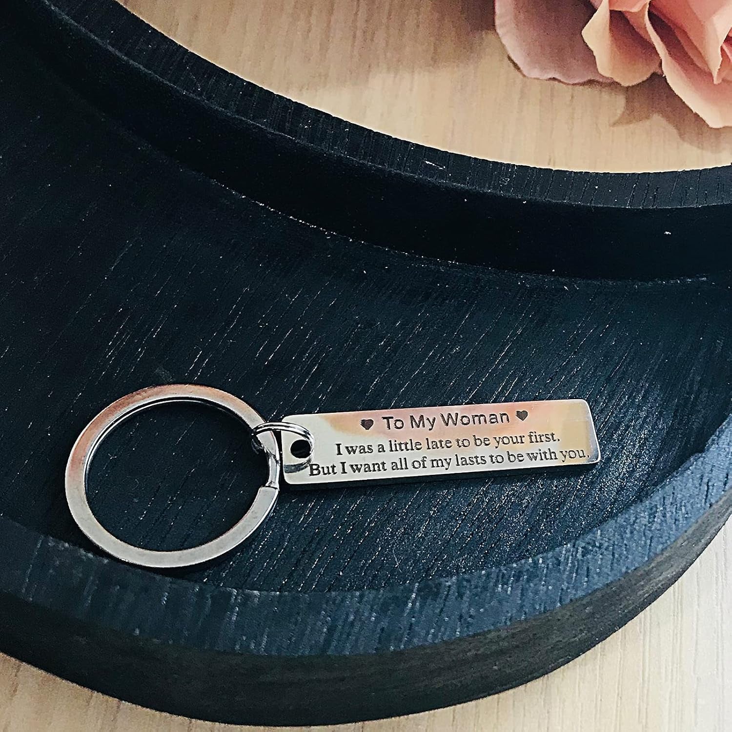 Valentines Day Gifts for Her to My Woman Keychain for Her Anniversary Couple Gifts for Wife Girlfriend Gifts from Husband Boyfriend Birthday Gifts for Women Bride Fiancee Jewelry Key Ring