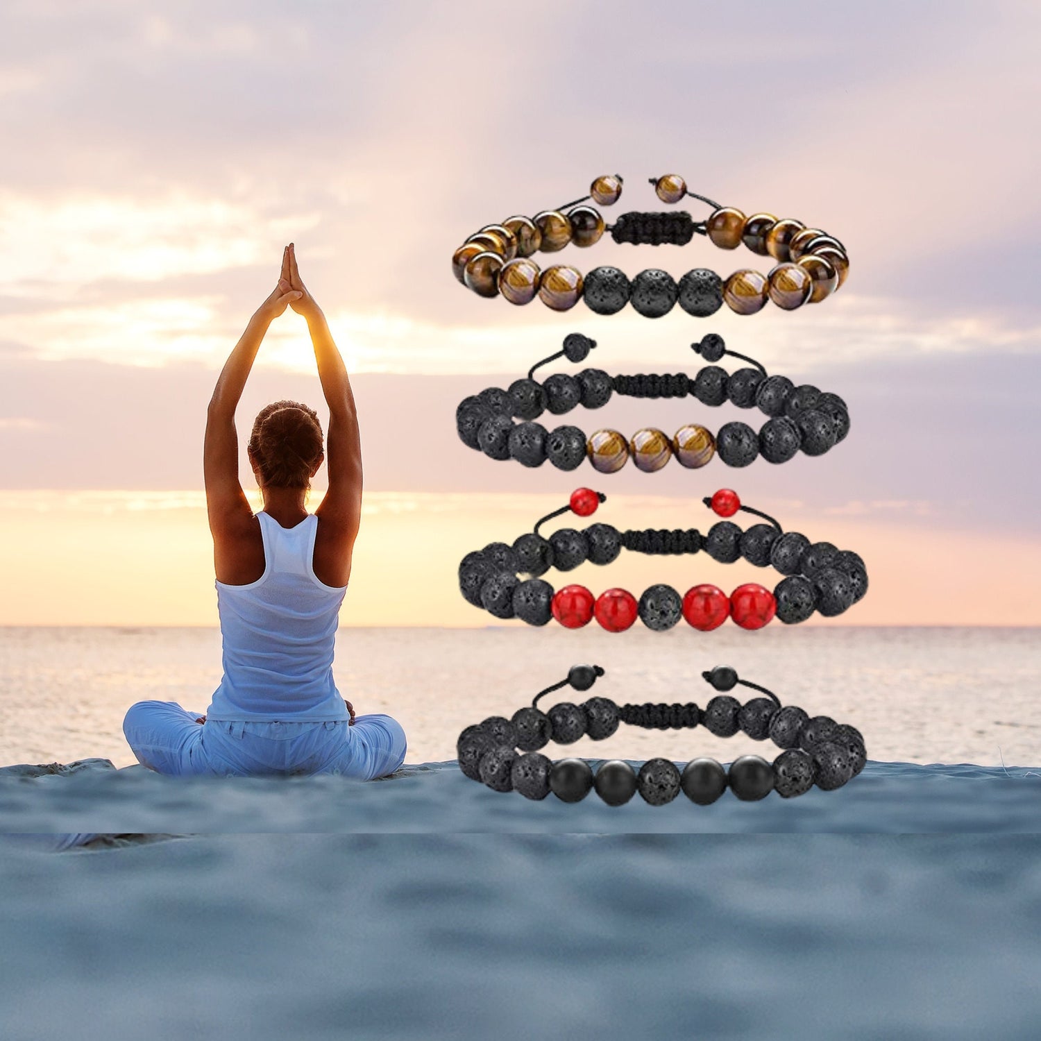 four stone bracelets