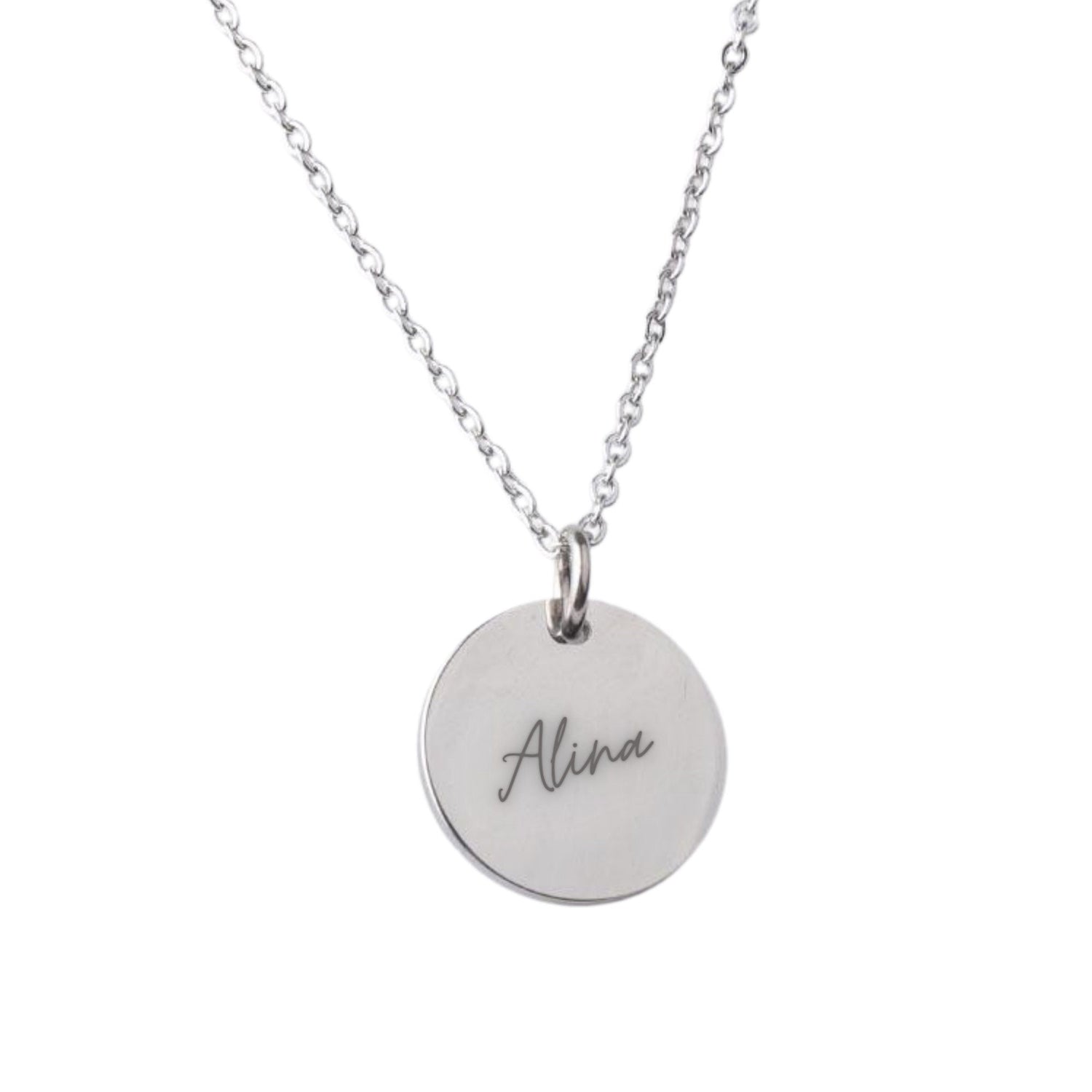 Unique personalized gift Custom Coin Necklace Date Initial Women&