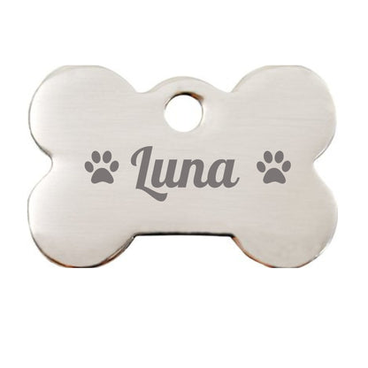 Personalized ID Tag Animal Print Dog Tag Pet Id Tag, Print w/ Your Pet&