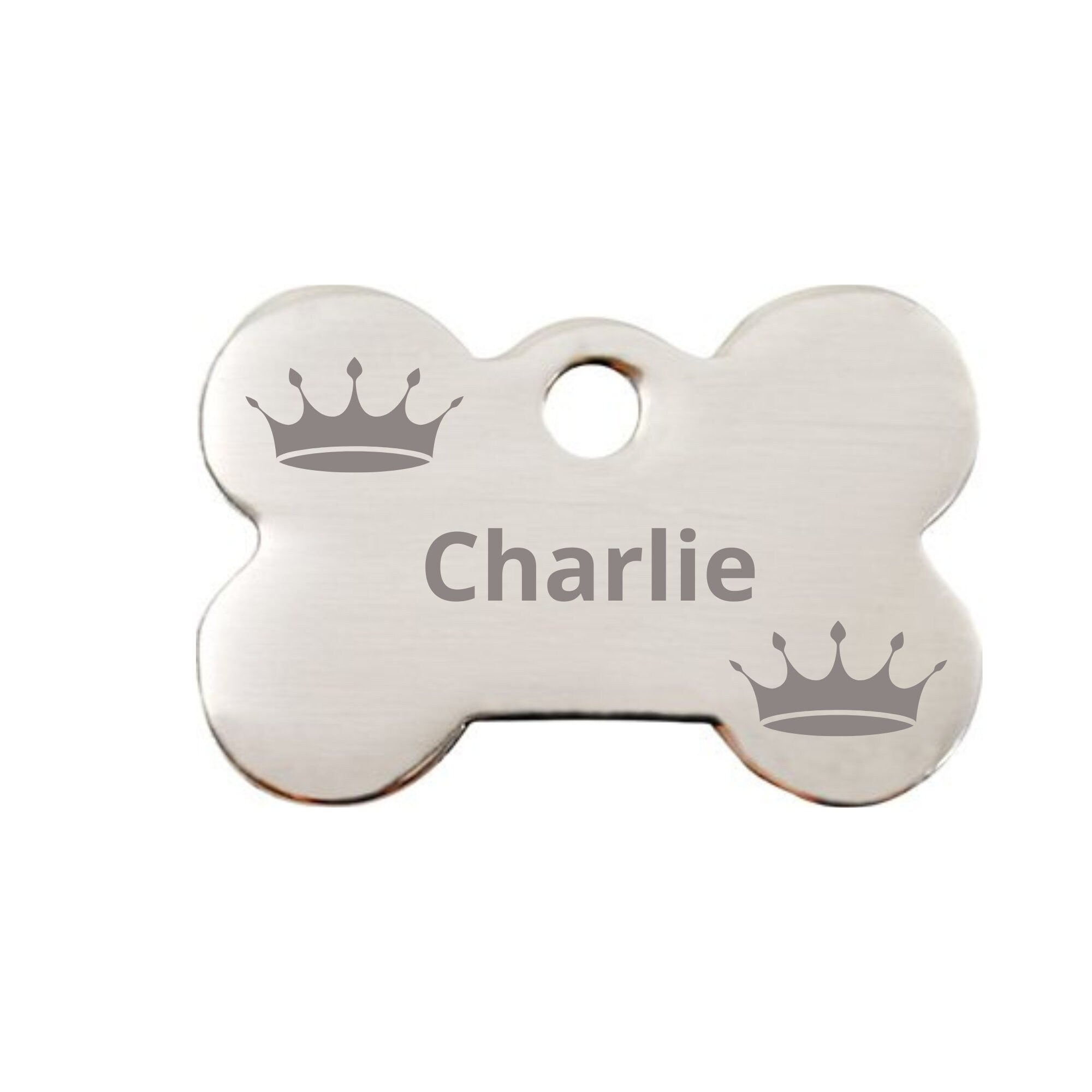 Personalized Pet Id Tag, Animal Print Dog Tag, Pet Id Tag, Print w/ Your Pet&