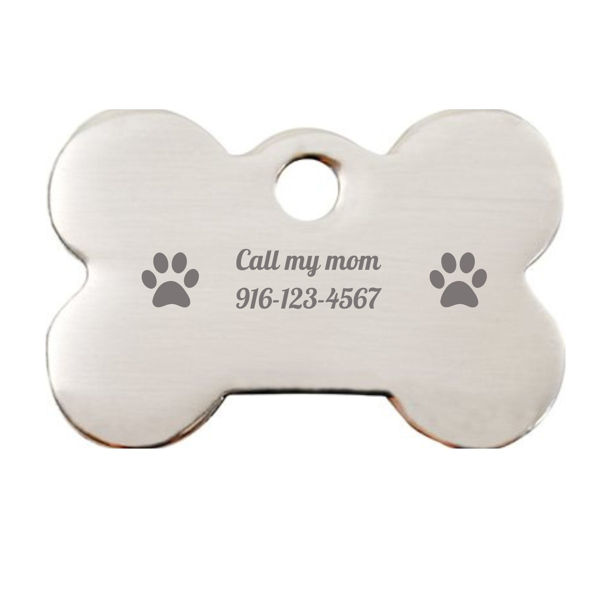 Personalized Dog Tag, Customized Laser Engraved Personalized Anodized Aluminum Pet Tag/Dog Tag/Cat Tag W/Key Ring