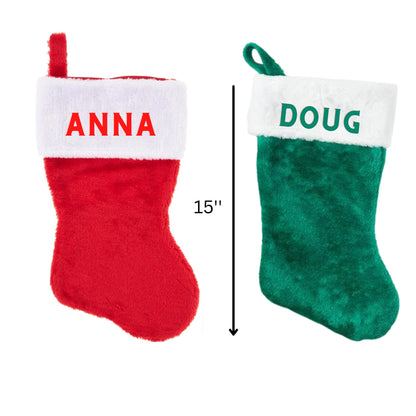 Velvet Christmas Stocking, Custom Christmas Stockings 2022, Matching Family Christmas Socks, Personalized Home Christmas Socks