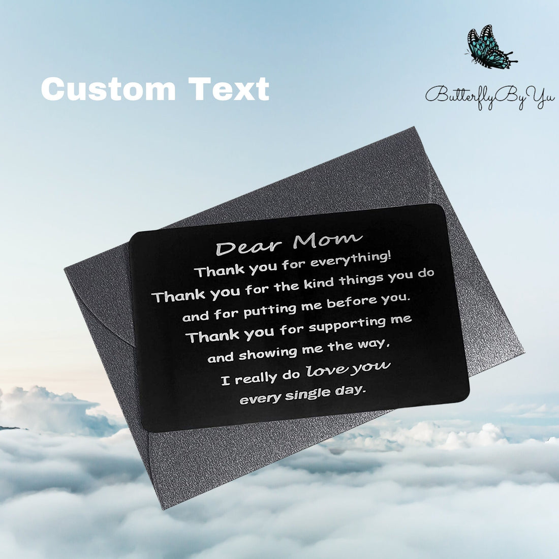 Personalized Wallet Insert Card – Custom Love Note Gift for Him or Her