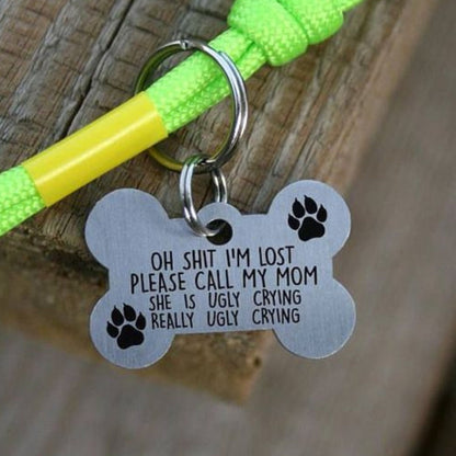 Personalized ID Tag Animal Print Dog Tag Pet Id Tag, Print w/ Your Pet&