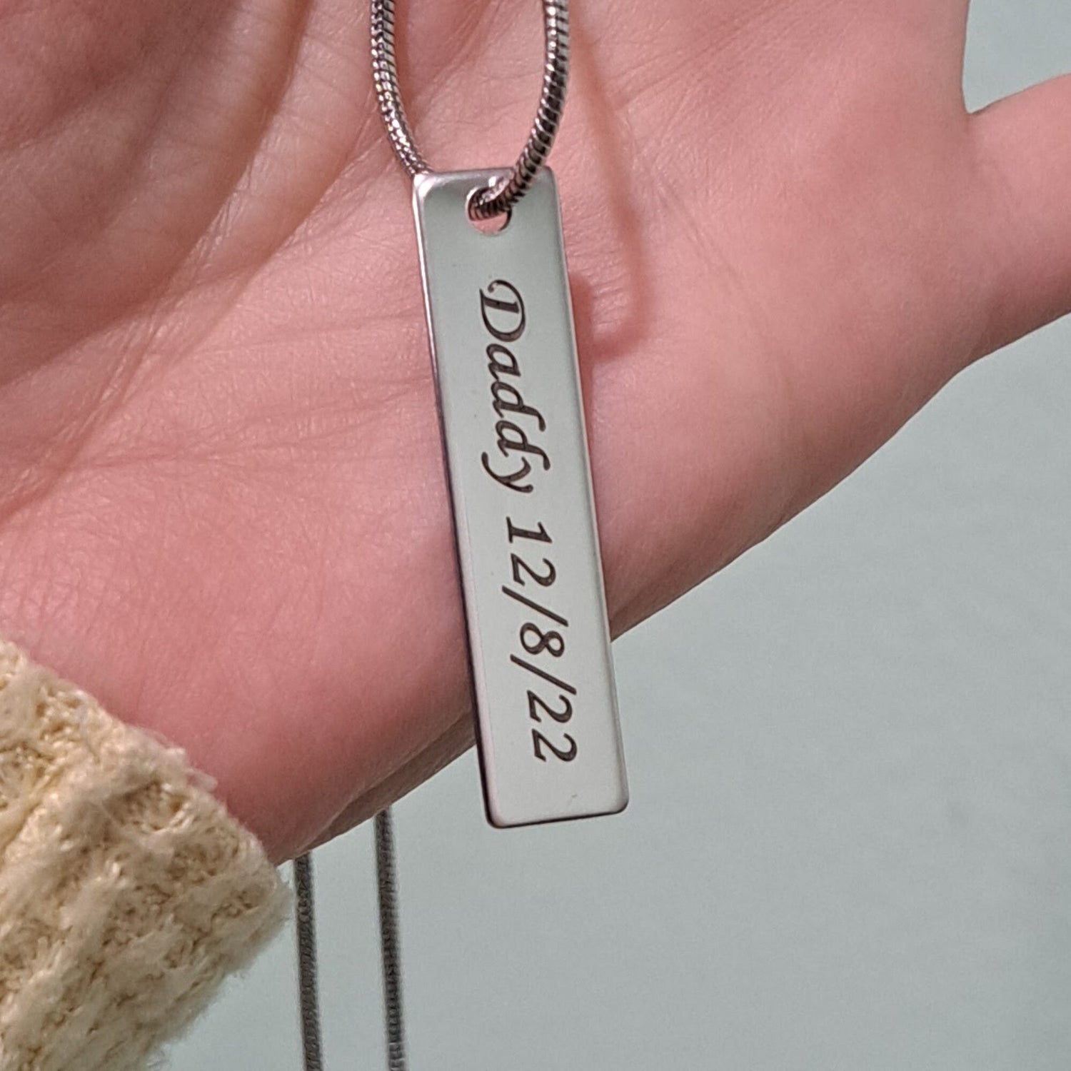 Family Keychain, Personalized Children Charm Keychain, Custom Engrave Boy/Girl Charms, Engraved With Names For Mom And Dad Keychain