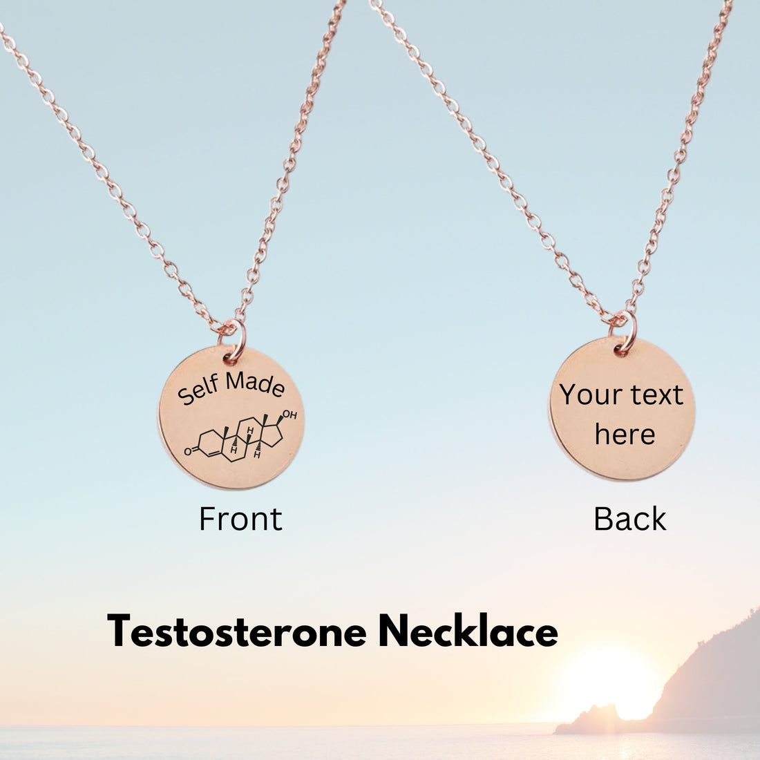 Self Made Testosterone Symbol Transgender Gift