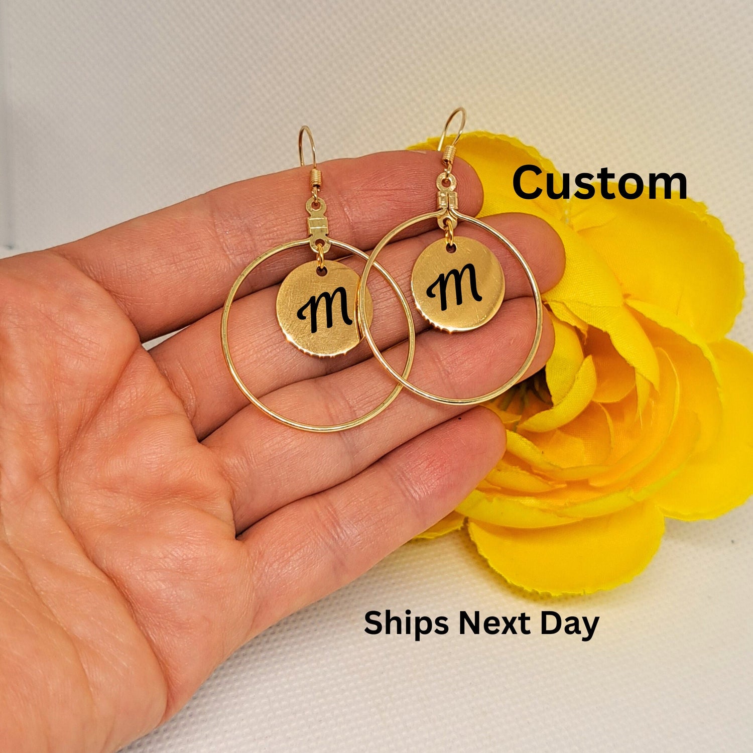 Personalized Earrings Name Earrings Initials Earrings Custom Earrings Engraved Earrings Stud Earrings Gift Stainless Steel Earring