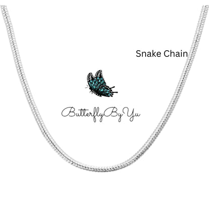 Waterproof Snake Chain, Twist Curb Classic Snake Chain, Stainless Steel Chain, Rope Chain, Jewelry for Him, Necklace for Women